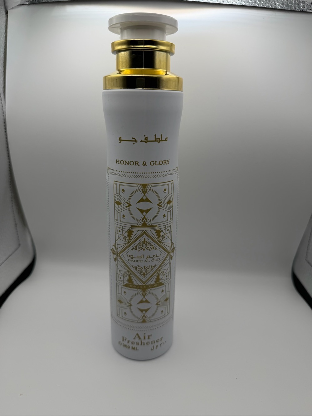 White and Gold Air Freshener